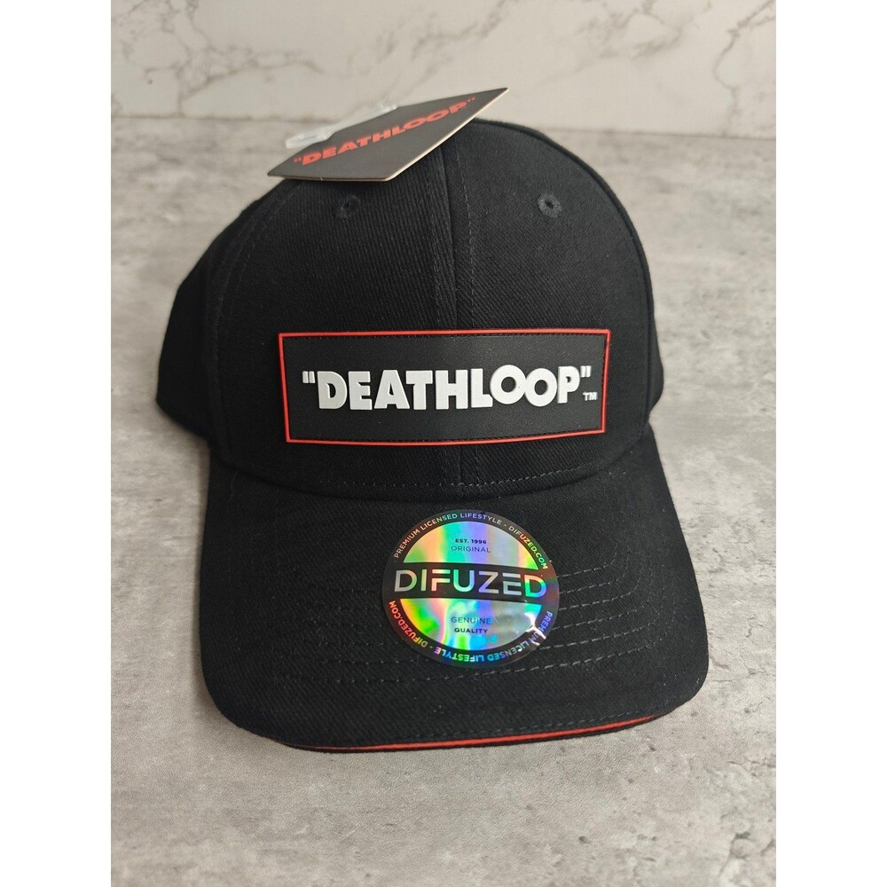 Deathloop Video Game Hat Cap NWT Strapback Difuzed Bethesda